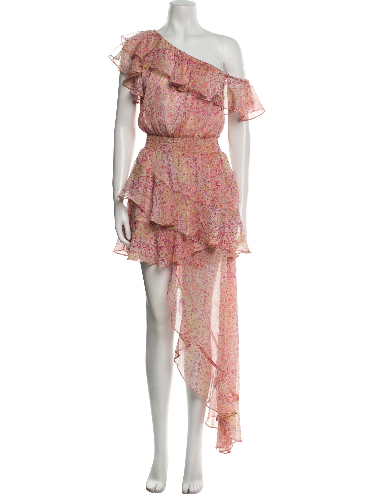 MISA Los Angeles Floral Print Long Dress