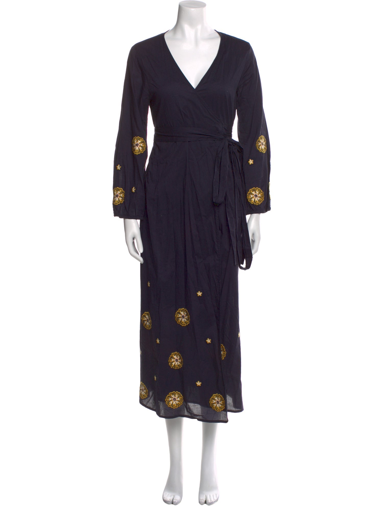 MISA Los Angeles V-Neck Long Dress