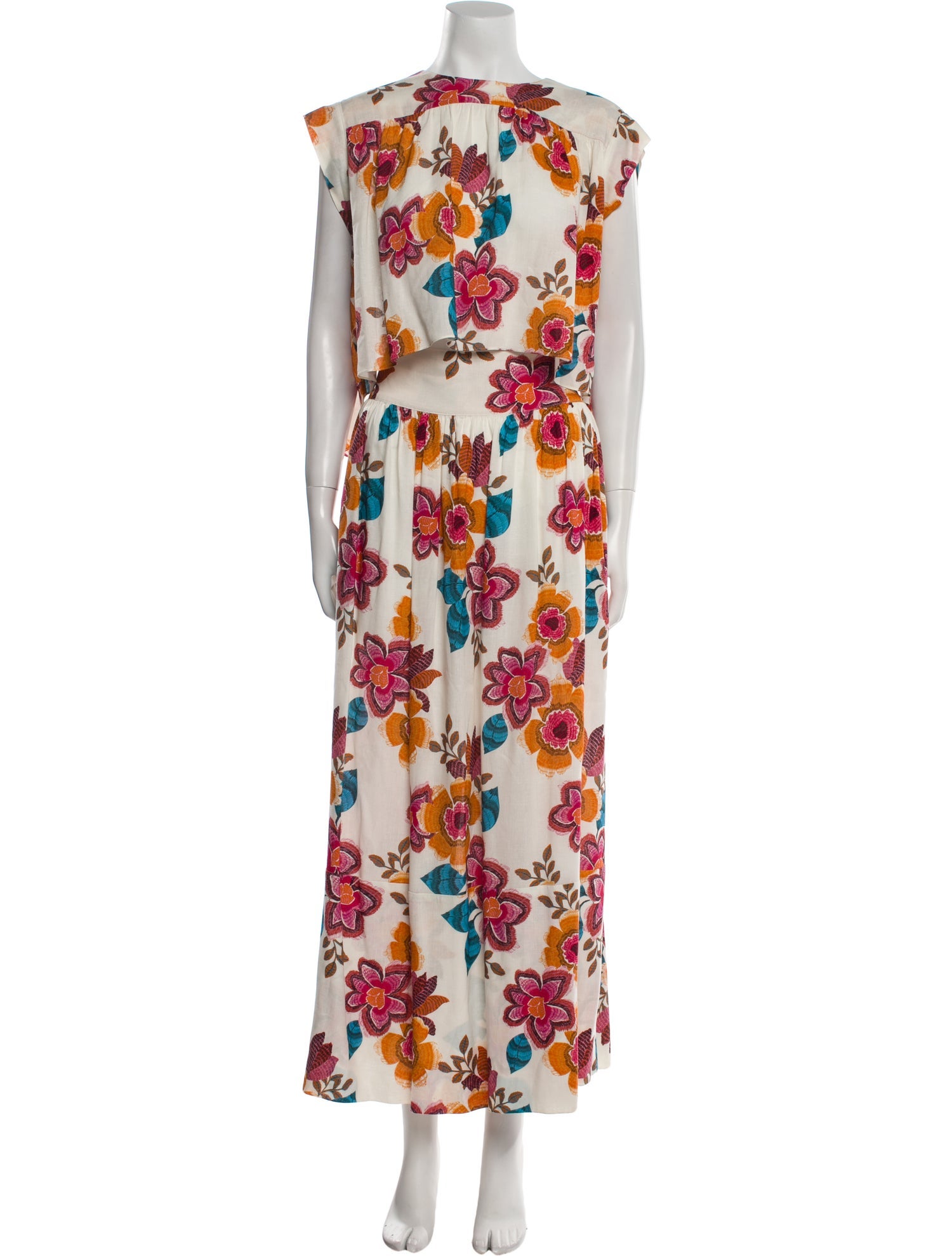 MISA Los Angeles Floral Print Skirt Set