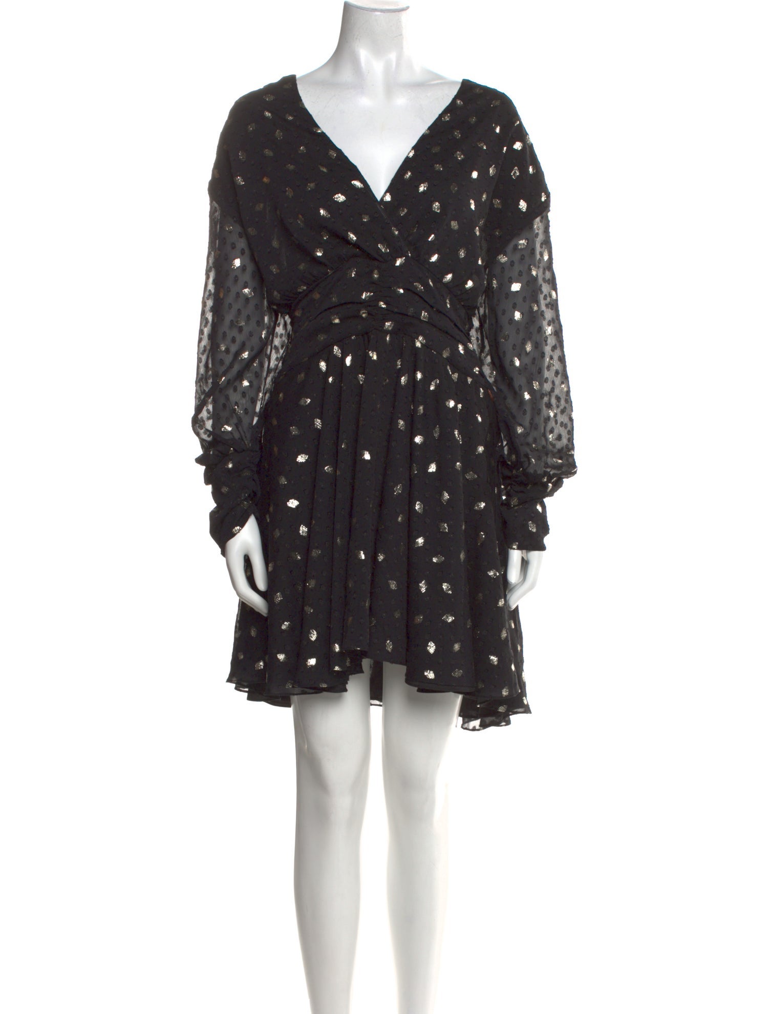 MISA Los Angeles Polka Dot Print Mini Dress w/ Tags