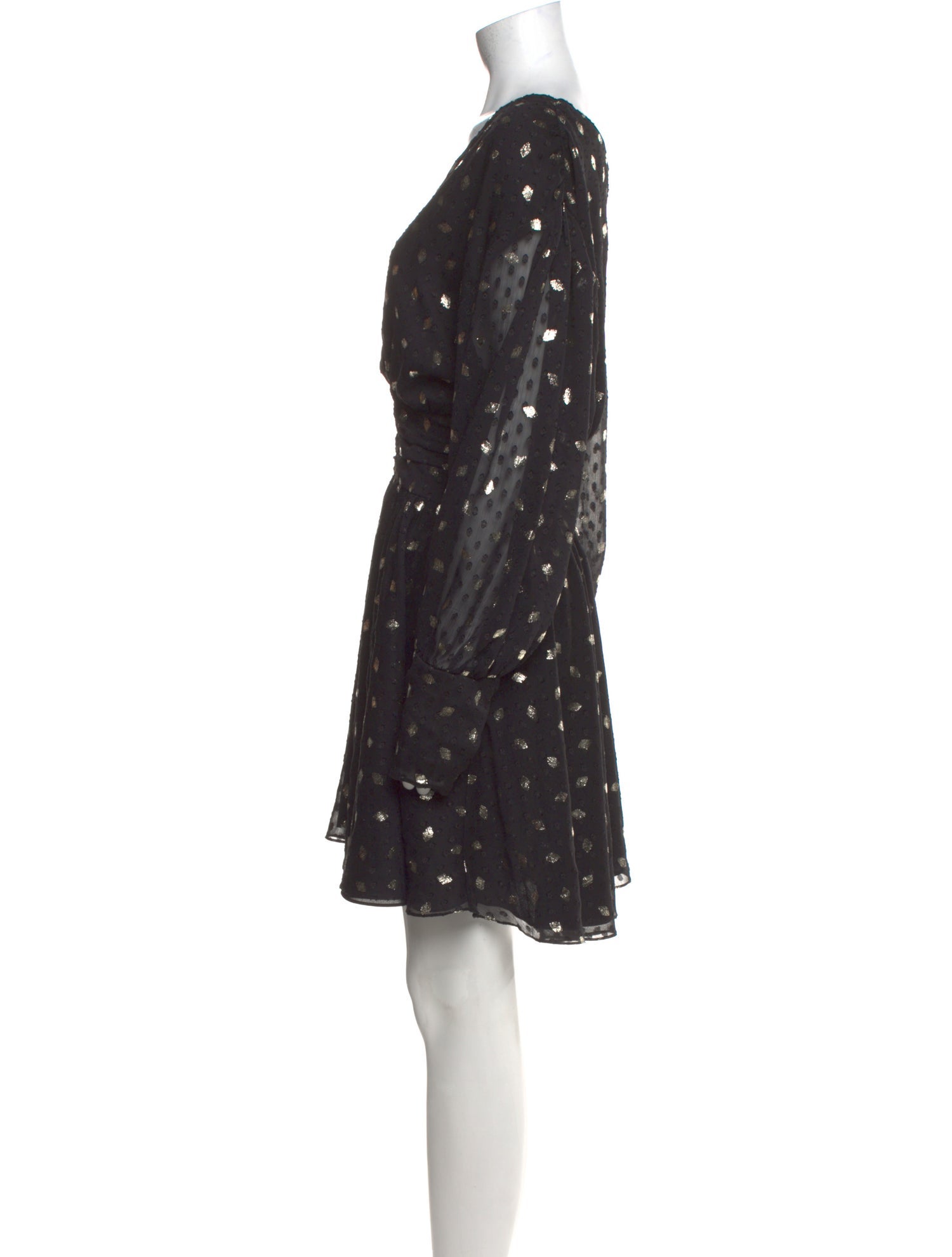 MISA Los Angeles Polka Dot Print Mini Dress w/ Tags