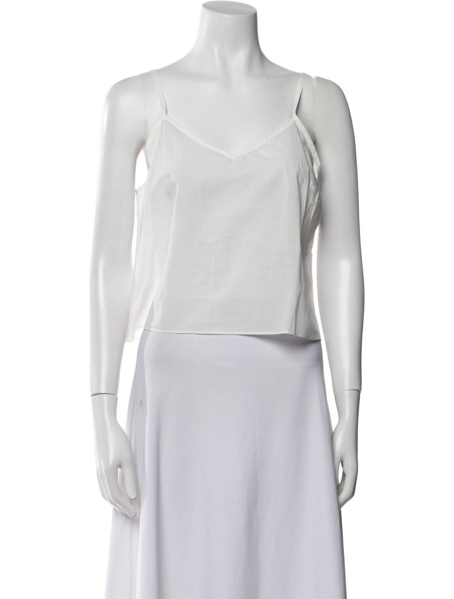 MISA Los Angeles V-Neck Sleeveless Crop Top