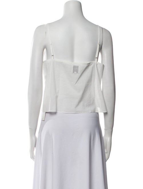 MISA Los Angeles V-Neck Sleeveless Crop Top