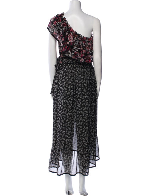MISA Los Angeles Floral Print Long Dress