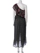 MISA Los Angeles Floral Print Long Dress