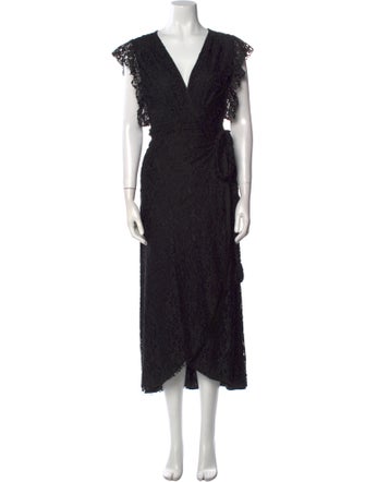 MISA Los Angeles Floral Print Long Dress