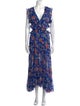 MISA Los Angeles Floral Print Long Dress
