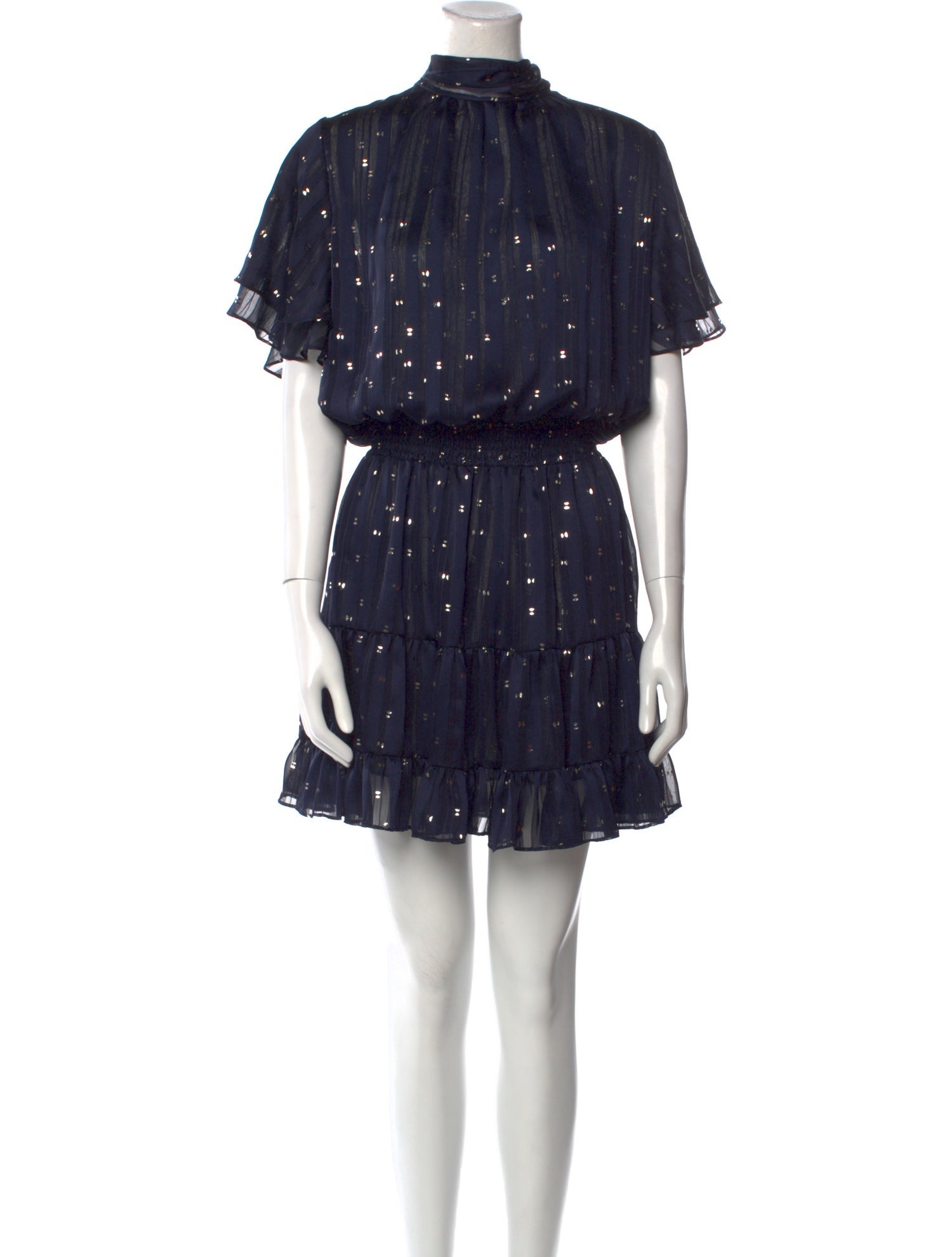 MISA Los Angeles Printed Mini Dress