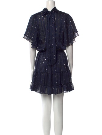 MISA Los Angeles Printed Mini Dress