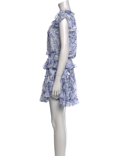 MISA Los Angeles Floral Print Mini Dress