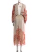 MISA Los Angeles Paisley Print Long Dress