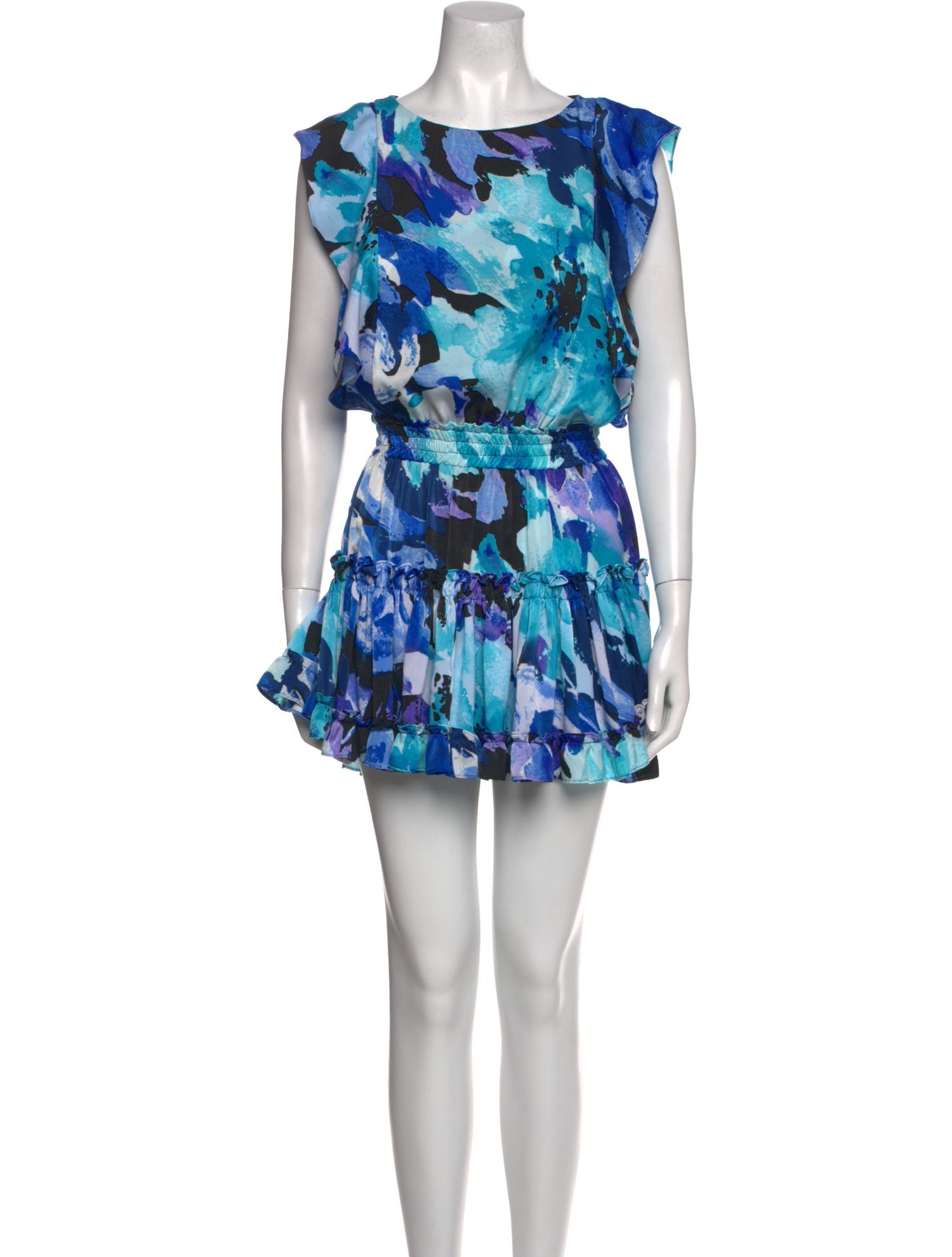 MISA Los Angeles Printed Mini Dress