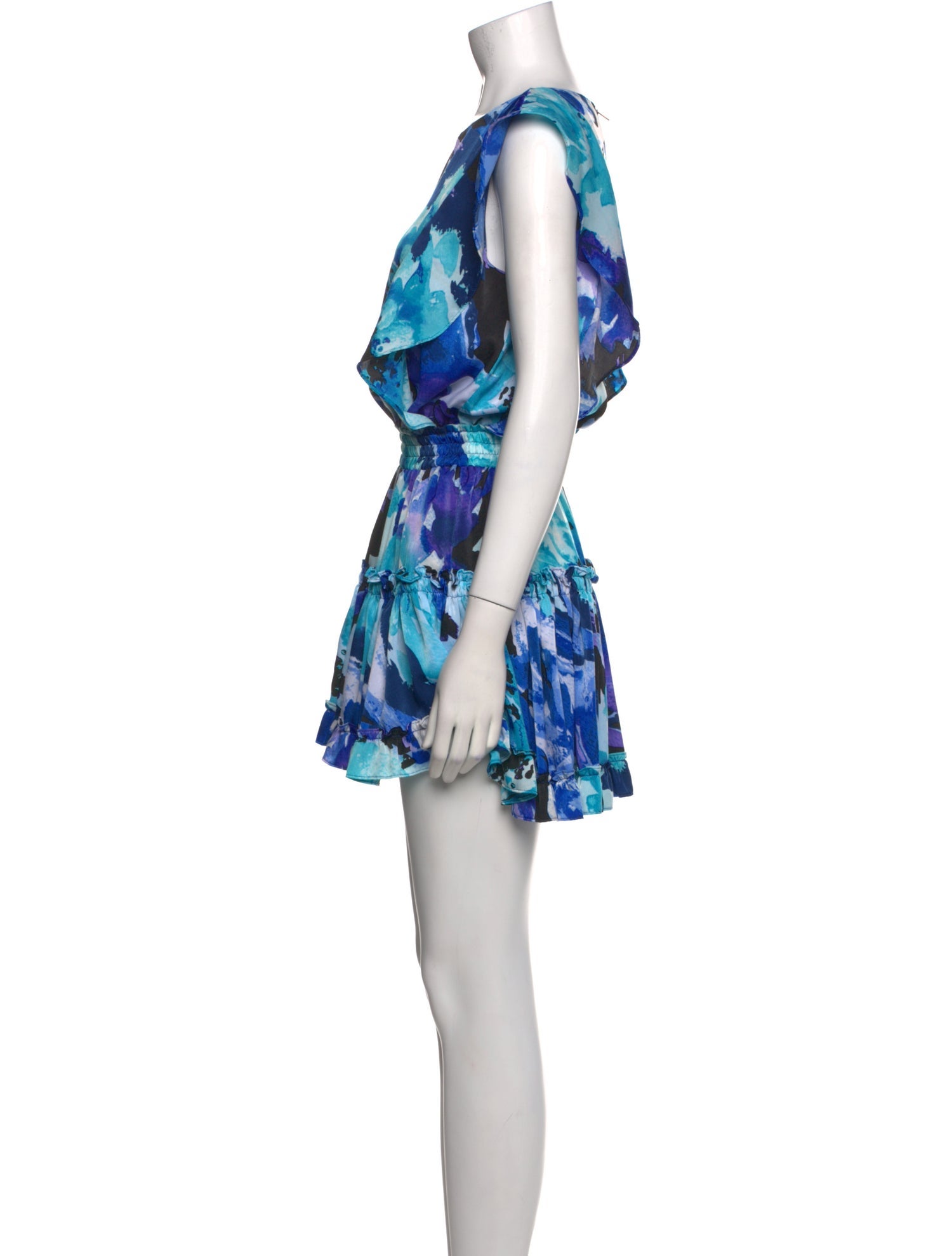 MISA Los Angeles Printed Mini Dress