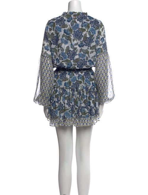 MISA Los Angeles Floral Print Mini Dress