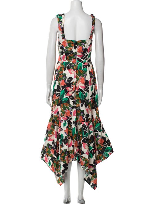 MISA Los Angeles Floral Print Long Dress