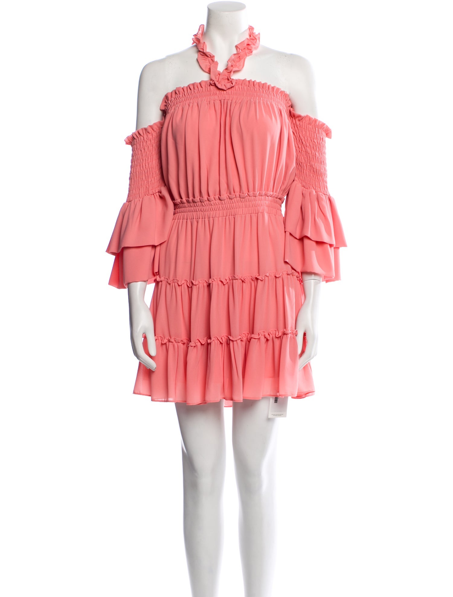 MISA Los Angeles Halterneck Mini Dress