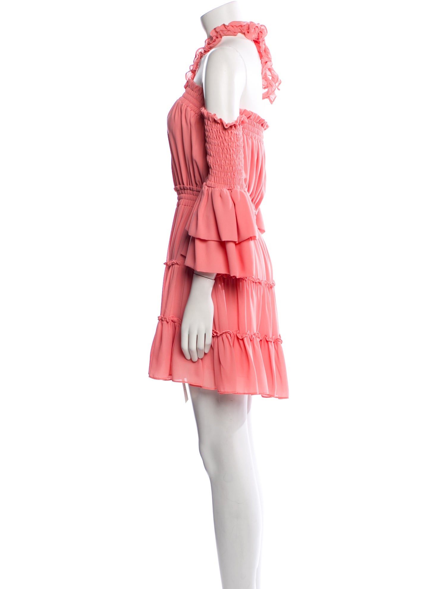 MISA Los Angeles Halterneck Mini Dress