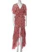 MISA Los Angeles Floral Print Long Dress