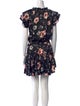 MISA Los Angeles Floral Print Mini Dress