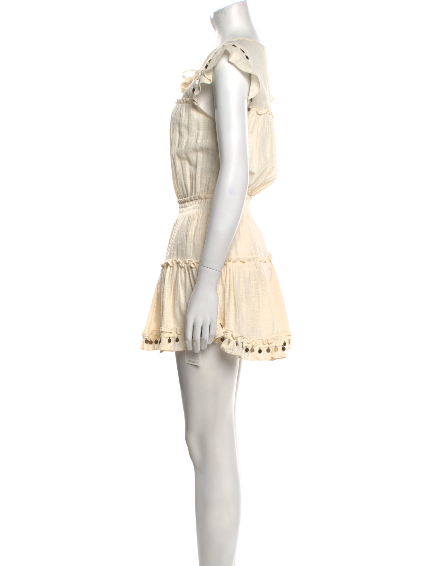 MISA Los Angeles V-Neck Mini Dress