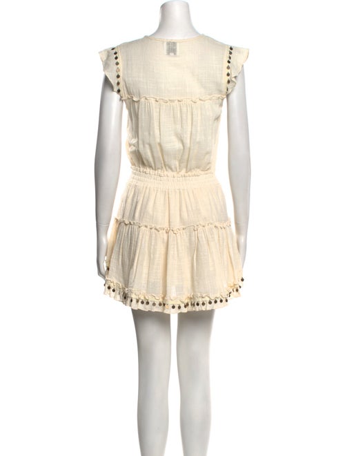 MISA Los Angeles V-Neck Mini Dress