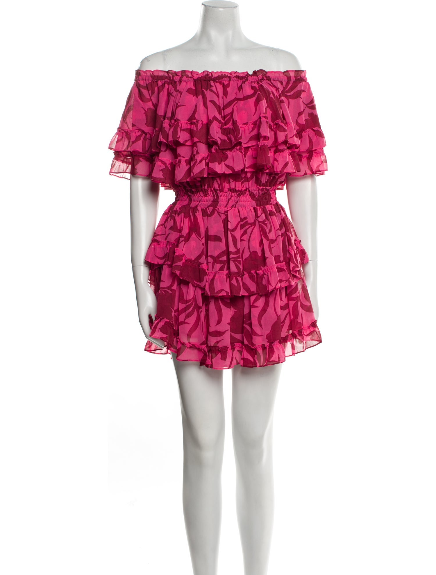 MISA Los Angeles Printed Mini Dress