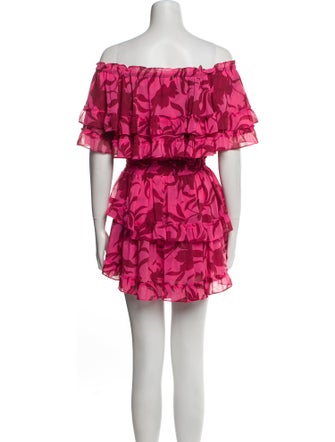 MISA Los Angeles Printed Mini Dress