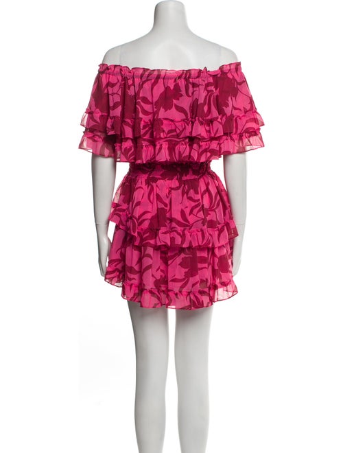 MISA Los Angeles Printed Mini Dress