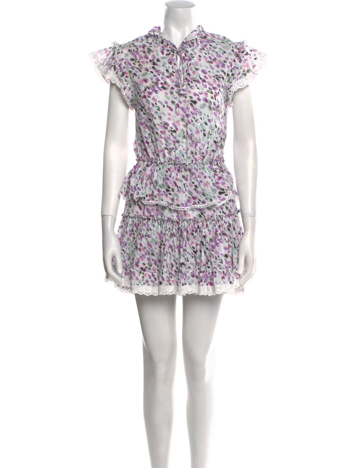 MISA Los Angeles Printed Mini Dress