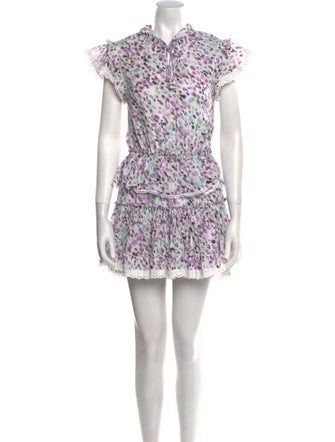 MISA Los Angeles Printed Mini Dress