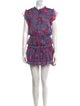 MISA Los Angeles Floral Print Mini Dress