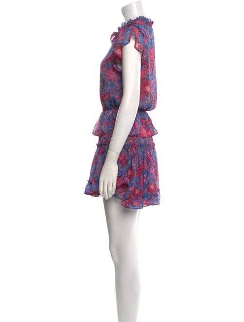 MISA Los Angeles Floral Print Mini Dress