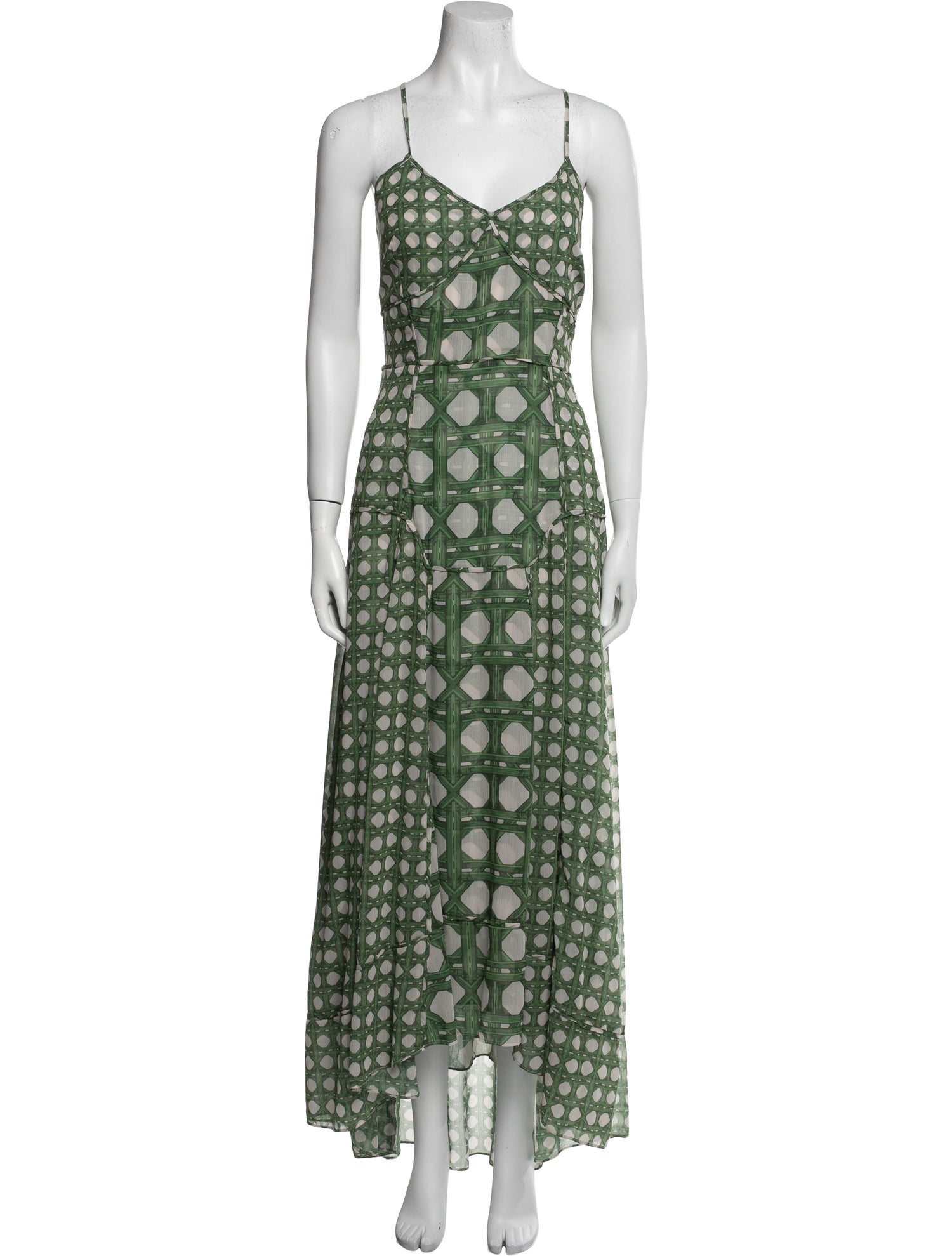 MISA Los Angeles Printed Long Dress w/ Tags