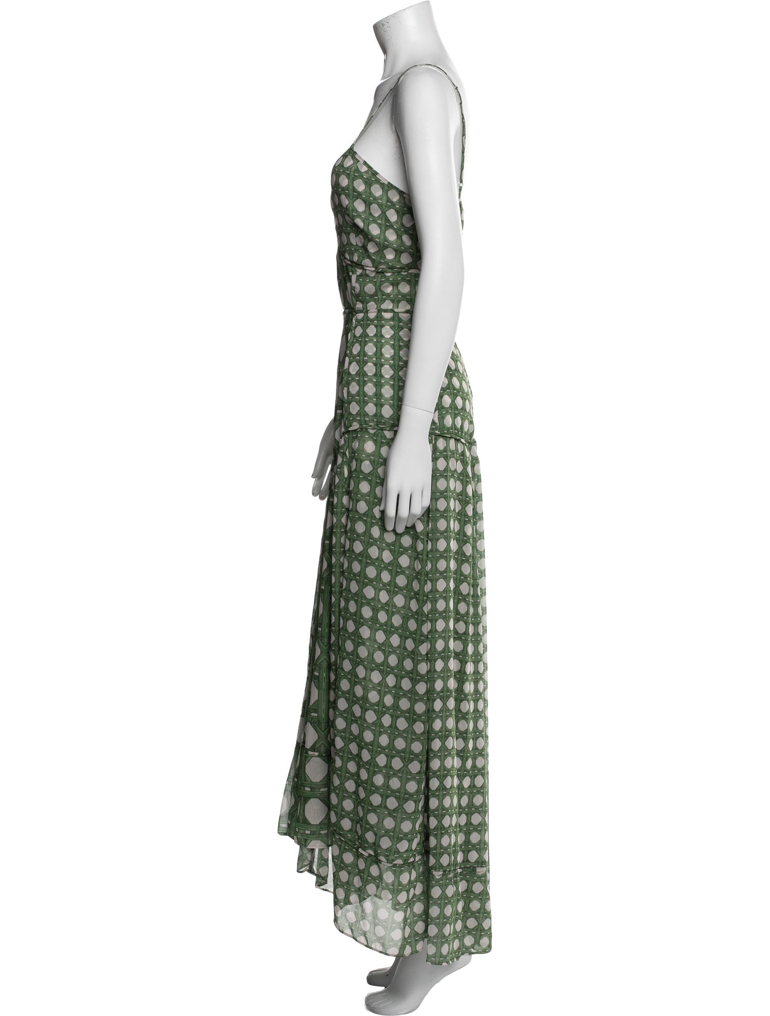 MISA Los Angeles Printed Long Dress w/ Tags