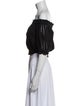 MISA Los Angeles Off-The-Shoulder Short Sleeve Crop Top
