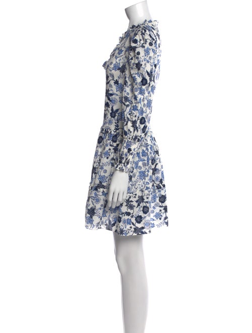 MISA Los Angeles Floral Print Knee-Length Dress