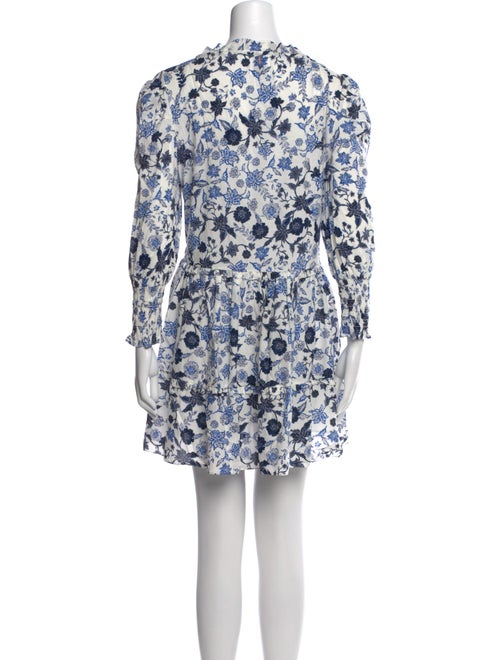 MISA Los Angeles Floral Print Knee-Length Dress