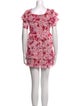 MISA Los Angeles Floral Print Mini Dress