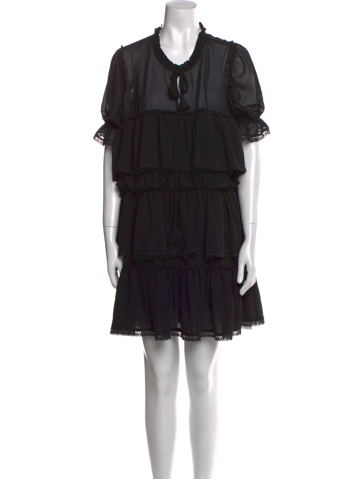 MISA Los Angeles Scoop Neck Mini Dress w/ Tags