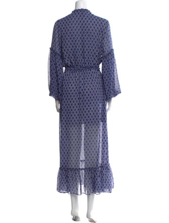 MISA Los Angeles Printed Long Dress