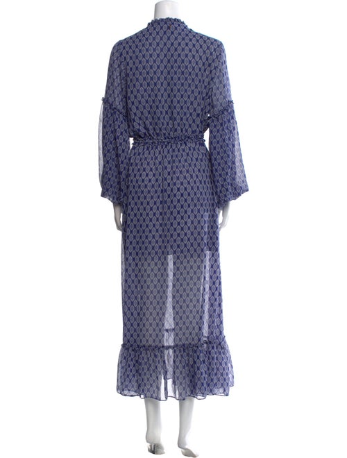 MISA Los Angeles Printed Long Dress