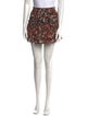 MISA Los Angeles Floral Print Mini Skirt