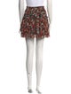 MISA Los Angeles Floral Print Mini Skirt
