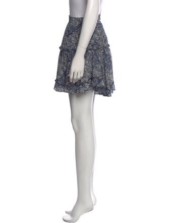 MISA Los Angeles Printed Mini Skirt