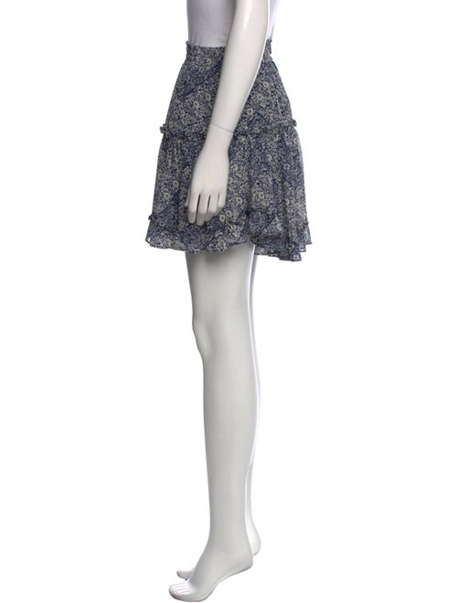 MISA Los Angeles Printed Mini Skirt