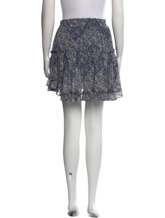 MISA Los Angeles Printed Mini Skirt