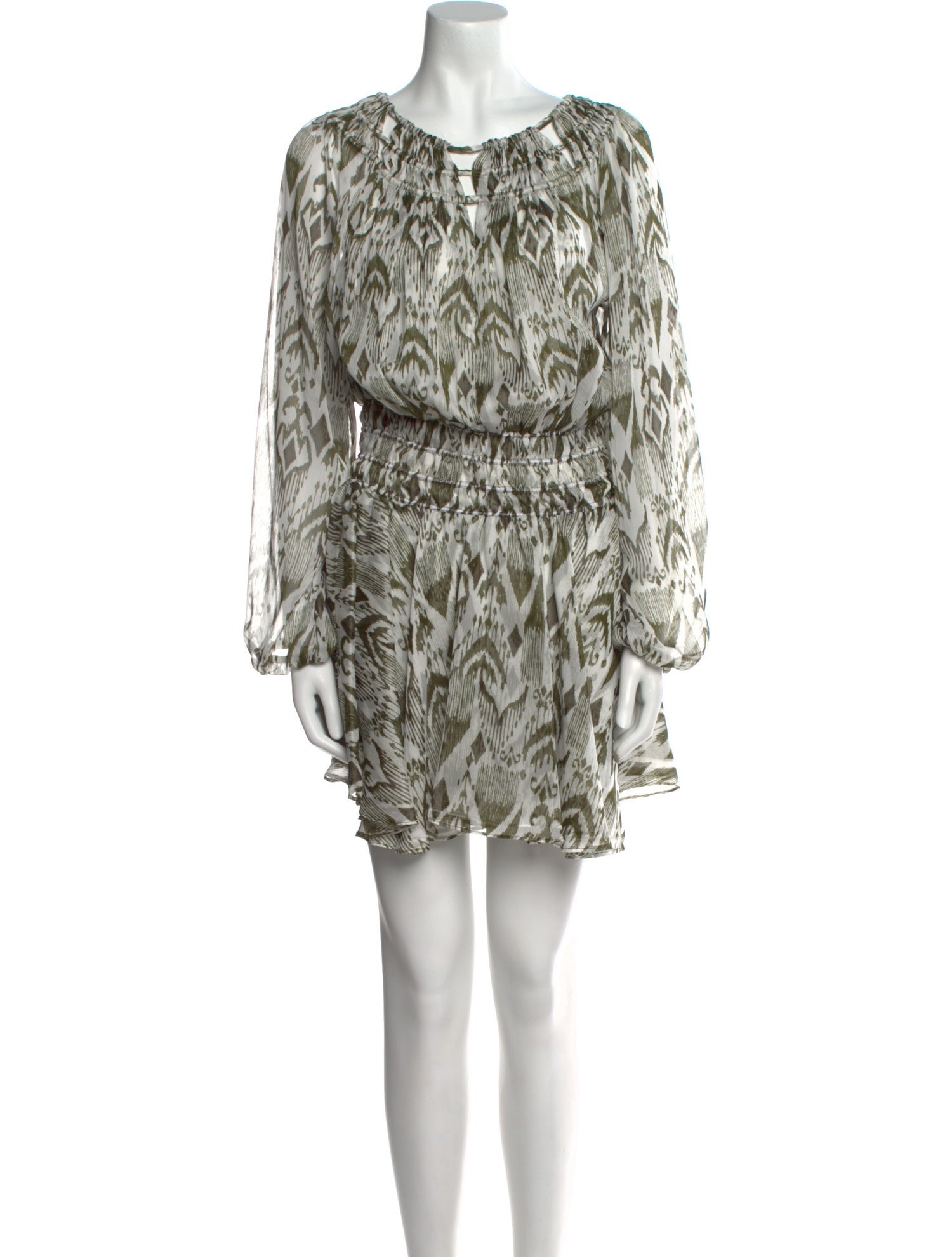 MISA Los Angeles Printed Mini Dress