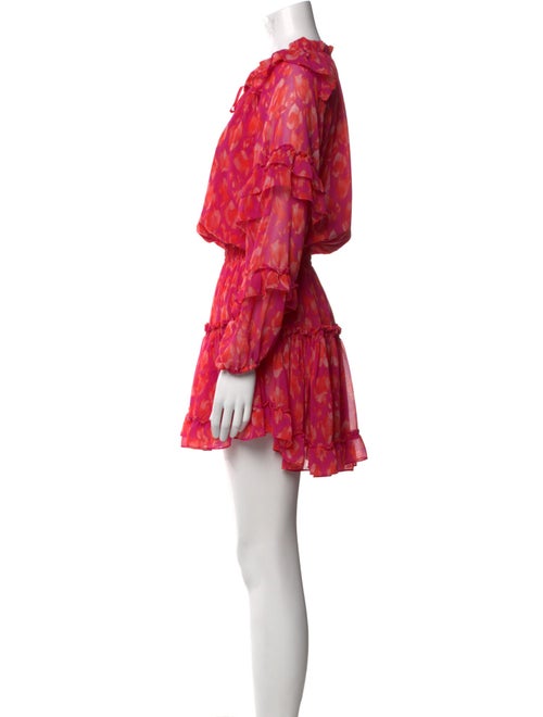 MISA Los Angeles Floral Print Mini Dress