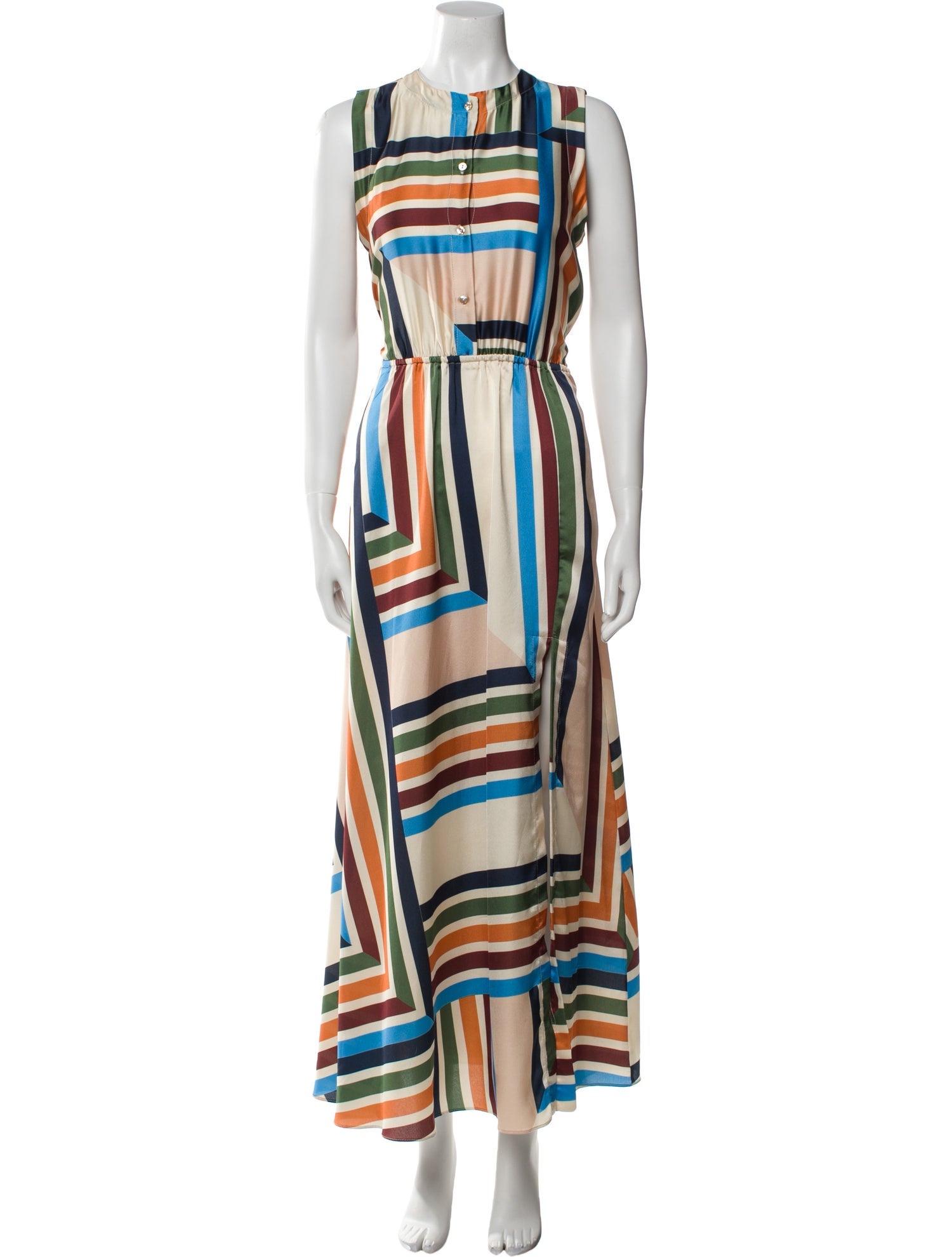 MISA Los Angeles Printed Long Dress w/ Tags