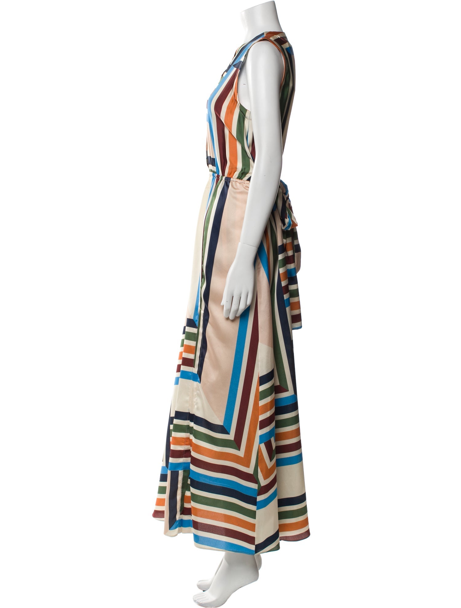 MISA Los Angeles Printed Long Dress w/ Tags